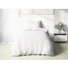 Dreamy Linens Obliečky damaškové biele Prúžok 24/6 mm