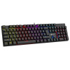 C-TECH mechanická klávesnice Morpheus, casual gaming, CZ/SK, červené spínače, RGB podsvícení, USB GKB-11