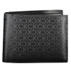 Kožená peňaženka Calvin Klein čierna CK vzor, pánska RFID 13 x 10 cm