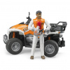 Bruder BWORLD Štvorkolka s vodičom - poškodený obal
