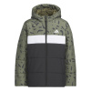 adidas Colorblocked Padded Jacket Boys Olive Strata 16 rokov