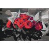 Vymalujsisam.sk Maľovanie podľa čísiel - Kytica červených ruží Veľkosť: 40x60cm, Rám: Bez rámu, iba zrolované plátno
