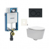 Závesný WC set Geberit na zamurovanie + WC SAT Brevis SIKOGEZBRES20BL