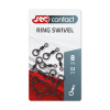 Obratlík s krúžkom JRC Contact Ring Swivel veľ.8 11ks