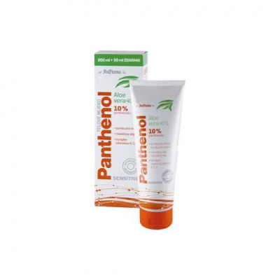 MEDPHARMA Panthenol 10% telové mlieko 200 ml + 30 ml ZADARMO - MedPharma Panthenol 10% Sensitive telové mlieko s Aloe Vera 230 ml