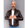 Max Original Leather Pánska kožená bunda BRIGHTON brown-03 (L 46-48) - Brown - L
