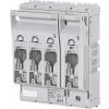 Poistkový odpínač radový KVL-00 4p M8-M8 LED pre poistky NH00 s montážou na panel (ETI)