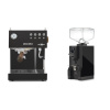 Ascaso Steel UNO PID, Black&Wood + Eureka Mignon Specialita, BL black