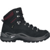 LOWA LOWA RENEGADE GTX MID WS Black/Burgundy, Veľkosť UK 7,5