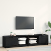 vidaXL TV skrinka 2 kusy Čierny dub 80x35x36,5 cm Kompozitné drevo 862746