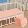Detské froté napínacie prestieradlo do postieľky FR-005 Svetlo broskyňové 80 x 140 x 10 cm - do postieľky