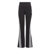 adidas Future Icons 3-Stripes Cotton Flared Leggings Juniors Black/White 11-12 Years
