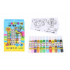Wiky Farby na sklo glitter 11+1 10 ml