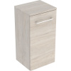 GEBERIT Selnova Square závesná bočná skrinka, 1 dvierka, 330 x 297 x 650 mm, orech hickory svetlý/melamín s drevenou štruktúrou, 501.275.00.1