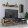 TV skrinka / Obývacia stena Valensiya - Walnut, Anthracite