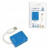 USB hub Logilink 4-Port UA0136, USB 2.0, modrý, Plug ,Play