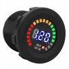 DC 12V VOLTOMER MOTOCYKEL FAREBNÁ LED OBRAZOVKA