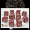 Q Workshop Sada kociek Hra o tróny Lannister 10xD6 (10)