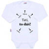 New Baby Body s potlačou Tati to dáš!