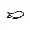 i-tec USB-C Cable Splitter Audio/Data, Power Delivery 100W C31DUALSPLITTERCBLPD