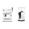 Ascaso Steel DUO PID PLUS, White&Wood + Eureka Mignon Specialita, BL white