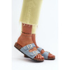 Dámske svetlomodré šľapky s prackami, THS-95 LT.JEANS__31331-36 36