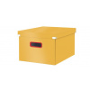 Univerzální krabice Leitz Click&Store COSY, velikost M (A4), teplá žlutá 53480019