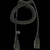 Jabra Extension cord, QD-QD, 0,5-2m, coiled (8730-009)