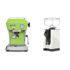 Ascaso Dream ONE, Fresh Pistachio + Eureka Mignon Specialita, BL white