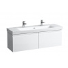 Laufen PRO S skrinka pod umývadlo s 2 zásuvkami 126x45x39 cm,Biela Lesklá H4835710964751