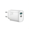 Joyroom rýchlonabíjačka USB-A QC3.0 / USB-C PD 20W biela (L-QP2011) Joyroom