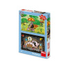 Dino Puzzle Krtkov deň 2x48 dielikov