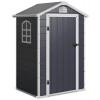 Hardmaister záhradný domček VERMONT 134 x 104 cm studená sivá, NOVINKA