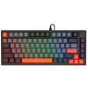 Savio ASTRAL BLACK JADE 3 COLOURS klávesnice Hraní USB QWERTY US Mezinárodní Černá