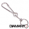 Karabína s otočným okom 90mm DIAMANTO