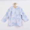 Dojčenský kabátik Baby Service Slony sivý Farba: Modrá, Veľkosť: 68 (4-6m)