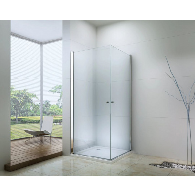 Mexen PRETORIA DUO sprchovací kút 60x100cm, 6mm sklo, chrómový profil-číre sklo, 852-060-100-02-00