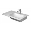 Duravit ME by Starck Asymetrické umývadlo, 83x49 cm, 1 otvor na batériu vpravo, matná biela 2346833200