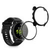 kwmobile 2 kryt with Ochranné sklo for Garmin Forerunner 970 47mm kryt - Tempered sklo with Plastic Frame kryts - Průhledný / černá