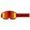 GOGLE LS2 CHARGER CROSS ENDURO MOTOCROSS ATV RED 2 sklá zrkadlový hľadáčik