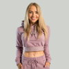 Dámská mikina Essential Cropped Hoodie Mauve - STRIX barva: fialová, velikost: M