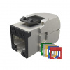Keystone Solarix 10G Cat 6a STP RJ45 RAL FIT, samorezný SXKJ-10G-STP-RAL-SA