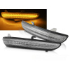 Peugeot 208 2012-2020 - LED dynamické blikače bielej