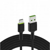 Green Cell KABGC06 USB Cable - USB-C, 120cm, černý