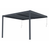 Bioklimatická pergola G21 Trenton Premium 4x4 m, antracitová hliníková