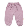Baby Nellys Mušelínové nohavice Girl, Hand Made, púdrovo ružové, veľ. 74, 74 (6-9m)
