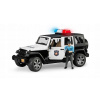 BRUDER 2526 Jeep Wrangler Rubicon Polícia
