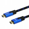 Savio Cable HDMI kábel 3m PREMIUM 2.1 8K HDMI - HDMI 3m (HDMI kábel Savio CL-143)