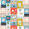 Bavlnená látka Winter Folk - multi (bežná cena za 1m 13,90 eur)