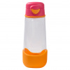 B.BOX Šport fľaša na pitie - ružová/oranžová 600 ml.